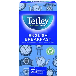 Tetley English Breakfast černý čaj 25 ks 50 g