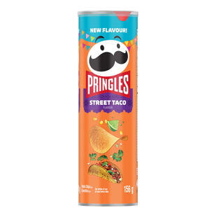 Pringles Canada bramborové chipsy s příchutí tacos 156 g