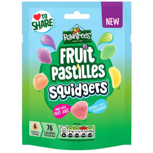 Rowntree's Fruit Pastilles želatinové bonbony s ovocnými příchutěmi 120 g
