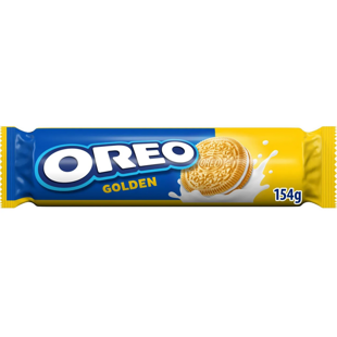 Oreo EU Golden sušenky s náplní s příchutí vanilky 154 g