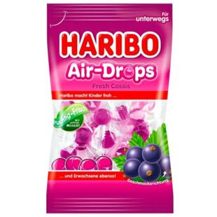 Haribo DE Air-Drops Cassis mentolky s příchutí rybízu 100 g