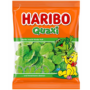 Haribo DE Quaxi pěnové želé s ovocnou příchutí ve tvaru žabiček 175 g