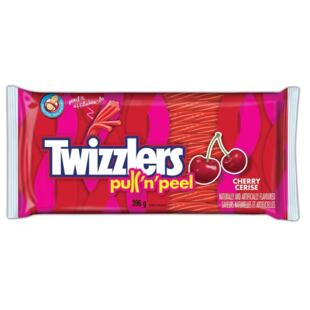 Twizzlers USA Pull 'n' Peel trhací pendreky s příchutí třešně 396 g