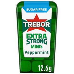 Trebor Extra Strong mentolky bez cukru 12,6 g