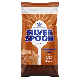 Silver Spoon UK Dark tmavý třtinový jemný hnědý cukr 500 g