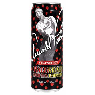 AriZona Arnold Palmer ledový čaj a limonáda s příchutí jahody 650 ml