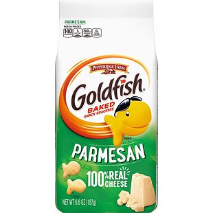Goldfish krekry ve tvaru rybiček s příchutí parmezánu 187 g
