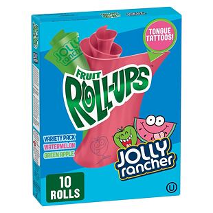 Fruit Roll-Ups USA měkké pásky s příchutí bonbonů Jolly Rancher 141 g