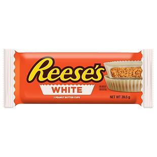 Reese's 2 košíčky plněné arašídovým máslem s polevou z bílé čokolády 39,5 g