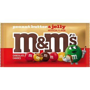 M&M's čokoládové bonbony s arašídovým máslem a džemem 40 g