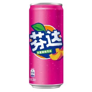 Fanta sycený nápoj s příchutí bílé broskve 330 ml