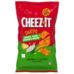 Cheez-It pšeničné krekry s příchutí sýru, zakysané smetany a cibulky 120 g