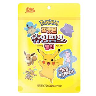 Pokémon 30th KOR gumové bonbóny ve tvaru Pokémonů 70 g