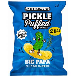 Van Holten's Big Papa křupky z červené čočky a kukuřice s okurkovou příchutí 50 g PM