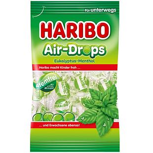 Haribo DE Air-Drops Euka-Menthol mentolky s příchutí eukalyptu 100 g