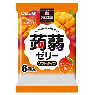 Oizumi JAP nízkokalorické konjakové želé s příchutí manga 6pack 112 g