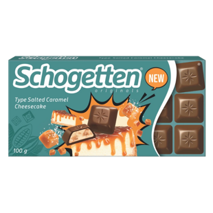 Schogetten DE Salted Caramel Cheesecake mléčná čokoláda 100 g