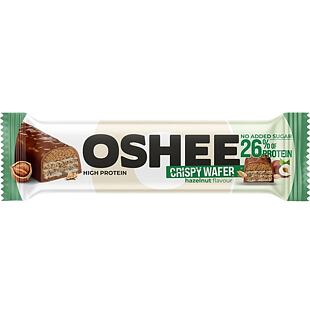 OSHEE  křupavá proteinová oplatka lískový oříšek 37 g
