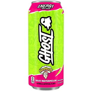 Ghost UK Warheads Energy Zero nápoj s příchutí vodního melounu 500 ml