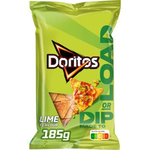 Doritos tortillové chipsy s příchutí limetky 185 g