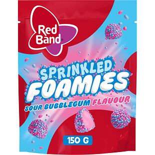 Red Band Bubble Gum-Flavored Foam Candies in a Sugar Coating, 150 g