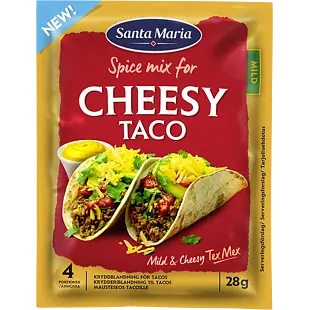 Santa Maria kořenící směs pro přípravu sýrových tacos 28 g