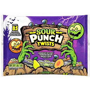 Sour Punch pendreky s příchutí hrušky, žlutého melounu a záhadnou půlnoční příchutí 510 g