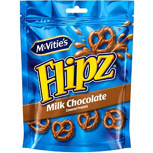 Flipz McVitie's preclíky v mléčné čokoládě 90 g