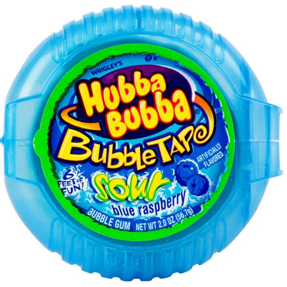 Hubba Bubba žvýkačka s příchutí modré maliny 56,7 g