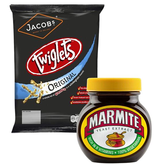 Twiglets crunchy whole grain bars 105 g + Marmite yeast extract spread 250 g