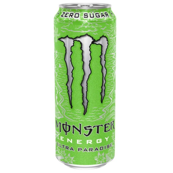 Monster EU Ultra Paradise energetický nápoj s příchutí kiwi, limetky a okurky 500 ml