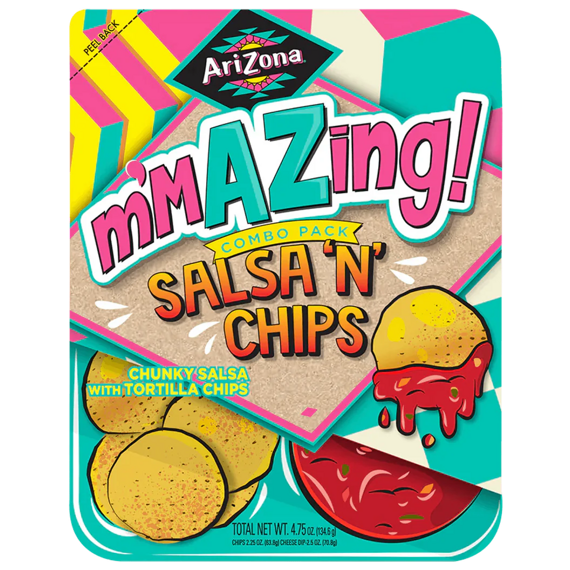 Arizona m'MAZing kukuřičné chipsy se salsou 134,6 g
