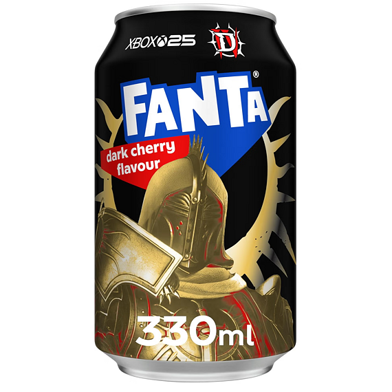 Fanta Dark Cherry sycený nápoj s třešňovou příchutí 330 ml