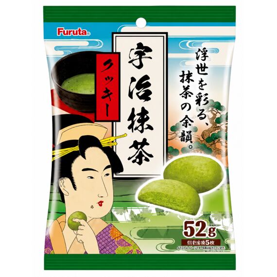 Furuta JAP prémiové sušenky s matchou z oblasti Uji 52 g