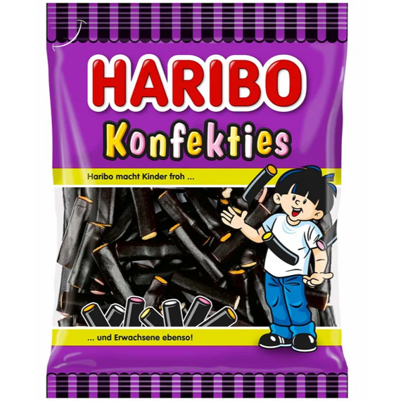 Haribo DE Lakritz Konfekties lékořicové pendreky 160 g