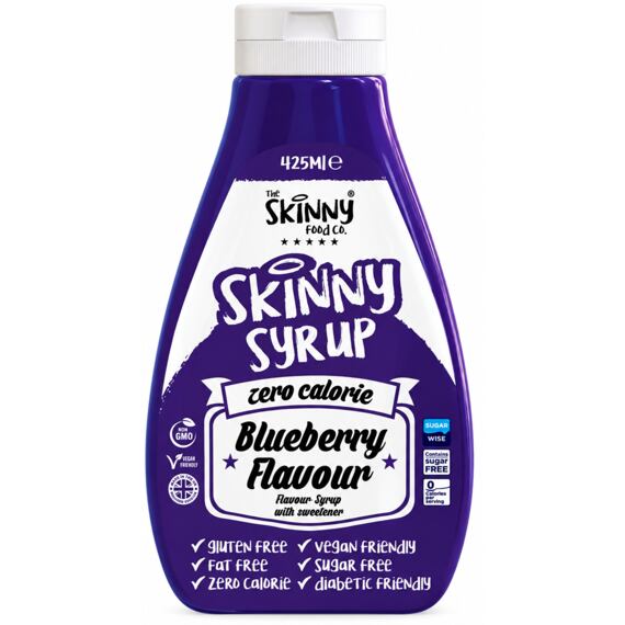 Skinny Foods nízkokalorický borůvkový sirup 425 ml