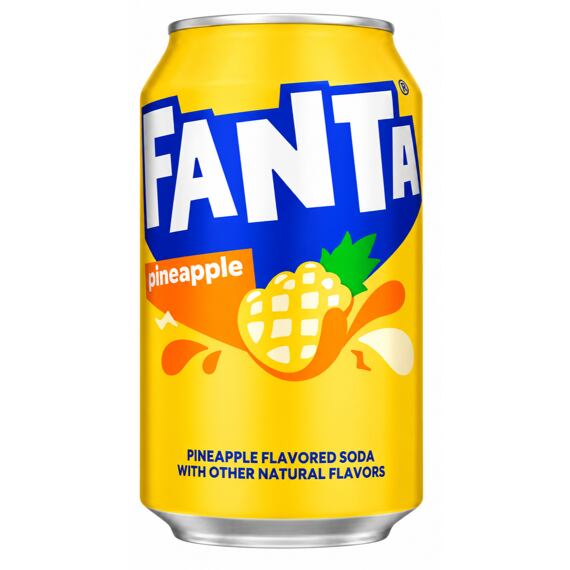 Fanta sycený nápoj s příchutí ananasu 355 ml
