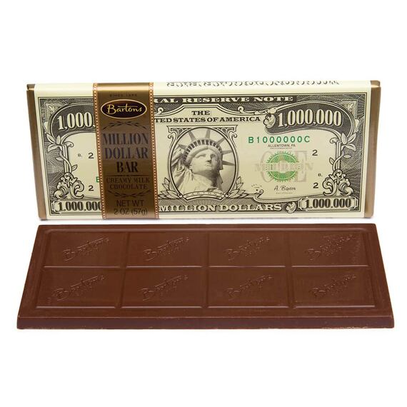 Bartons USA Million Dollar mléčná čokoláda 57 g