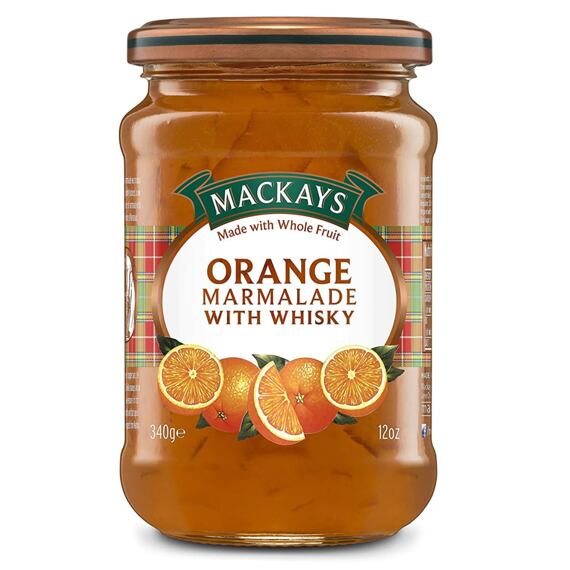 Mackays pomerančová marmeláda s Whisky 340 g
