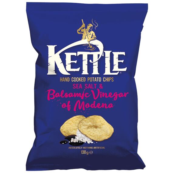 Kettle chipsy s mořskou solí a balzamikovým octem 130 g