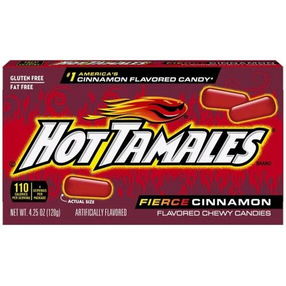 Hot Tamales cinnamon chewy candy 120 g