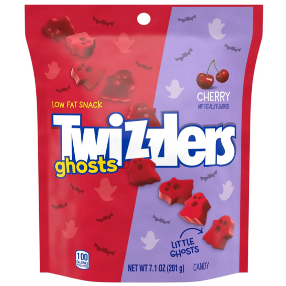 Twizzlers Ghosts pendreky ve tvaru duchů s třešňovou příchutí 201 g