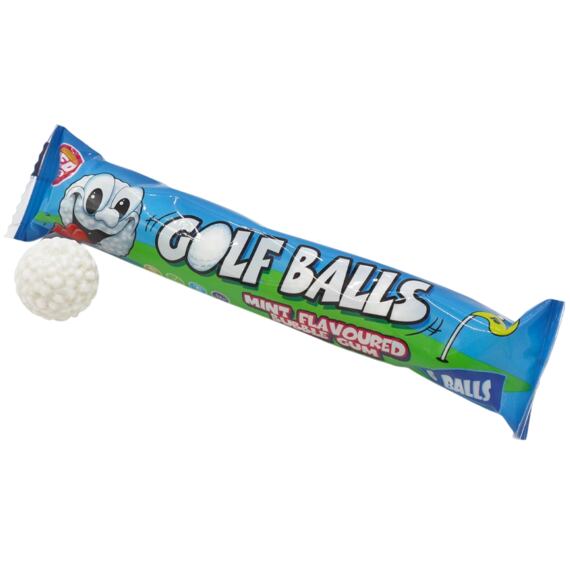 Zed Candy menthol chewing gum in the shape of golf balls 26 g