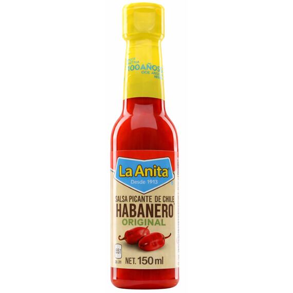 La Anita hot sauce with red Habanero peppers 150 ml