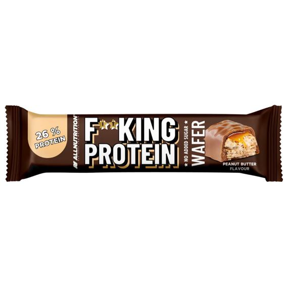 F**KING Delicious proteinová sušenka s náplní s příchutí arašídového másla 39 g