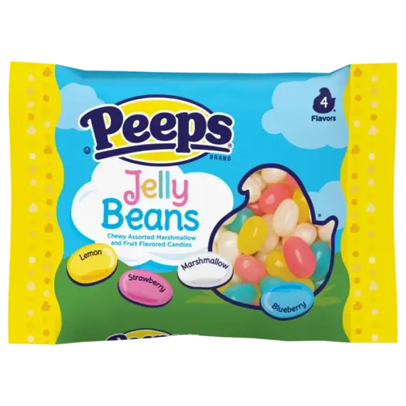 Peeps Jelly Beans žvýkací bonbony s příchutí marshmallow a ovoce 113 g