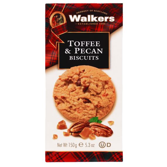 Walkers sušenky s karamelem a pekanovými ořechy 150 g
