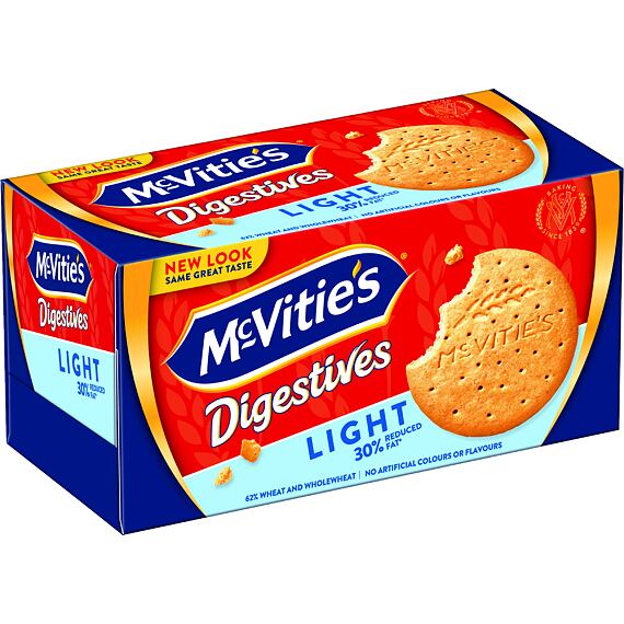 McVitie's LIGHT pšeničné máslové sušenky se sníženým obsahem tuku 250 g