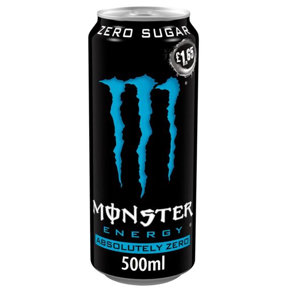 Monster UK Absolute Zero sycený energetický nápoj bez cukru 500 ml PM