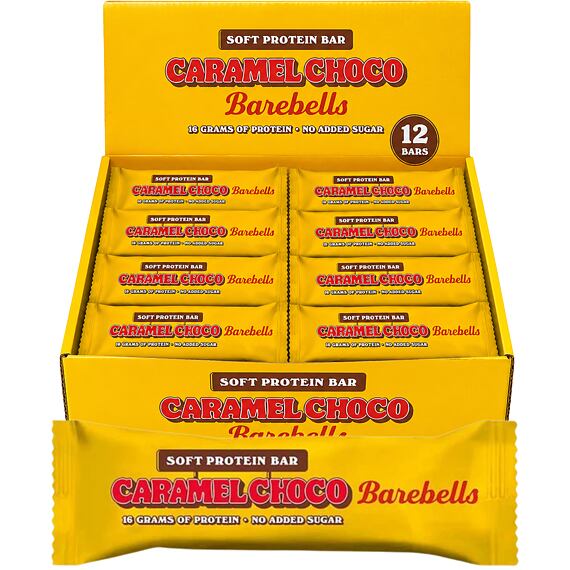 Barebells Caramel Choco-Flavored Protein Bar, 55 g, Full case of 12 pcs